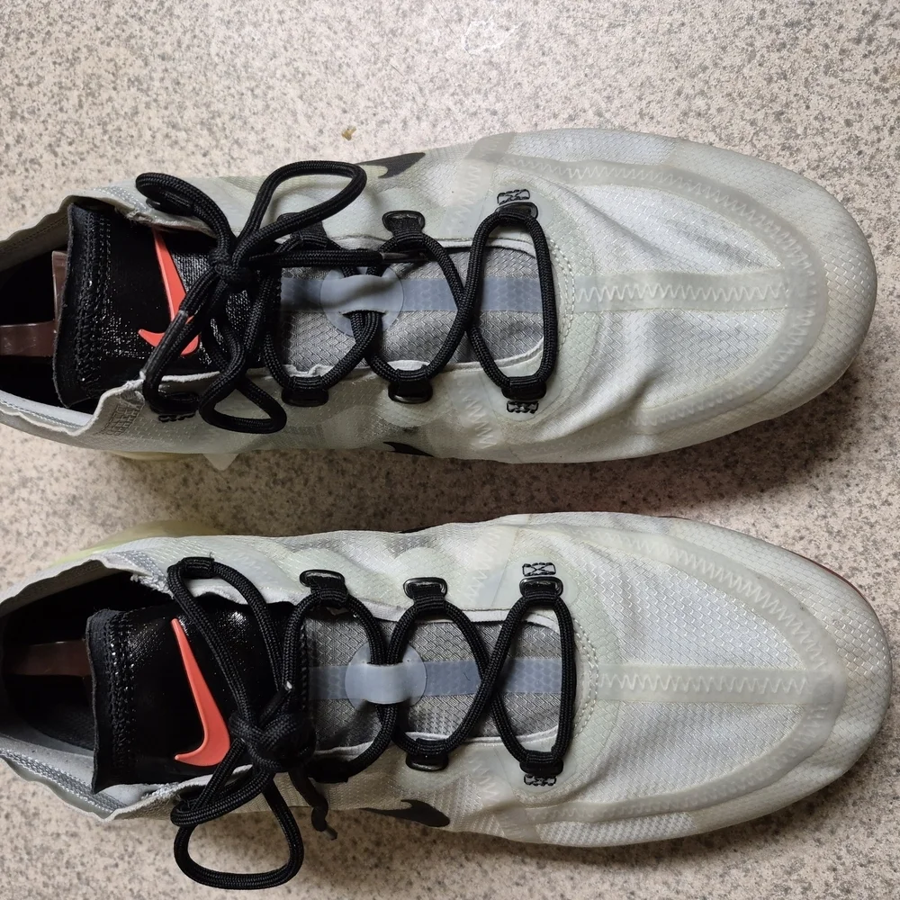 Nike Kids VaporMax Shoes - White and Orange